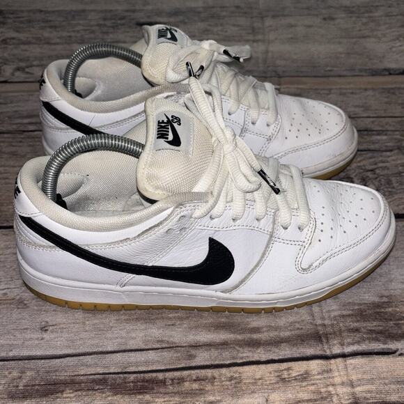 Nike SB Dunk Low CD2563-101 White Gum Sneakers Mens Size 7.5 - Picture 3 of 9